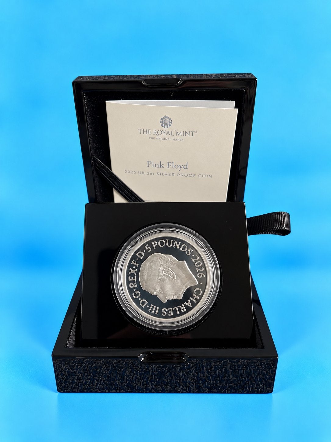 The Royal Mint 🇬🇧 Music Legends Pink Floyd 2 oz Silver, Ophalen of Verzenden, Zilver