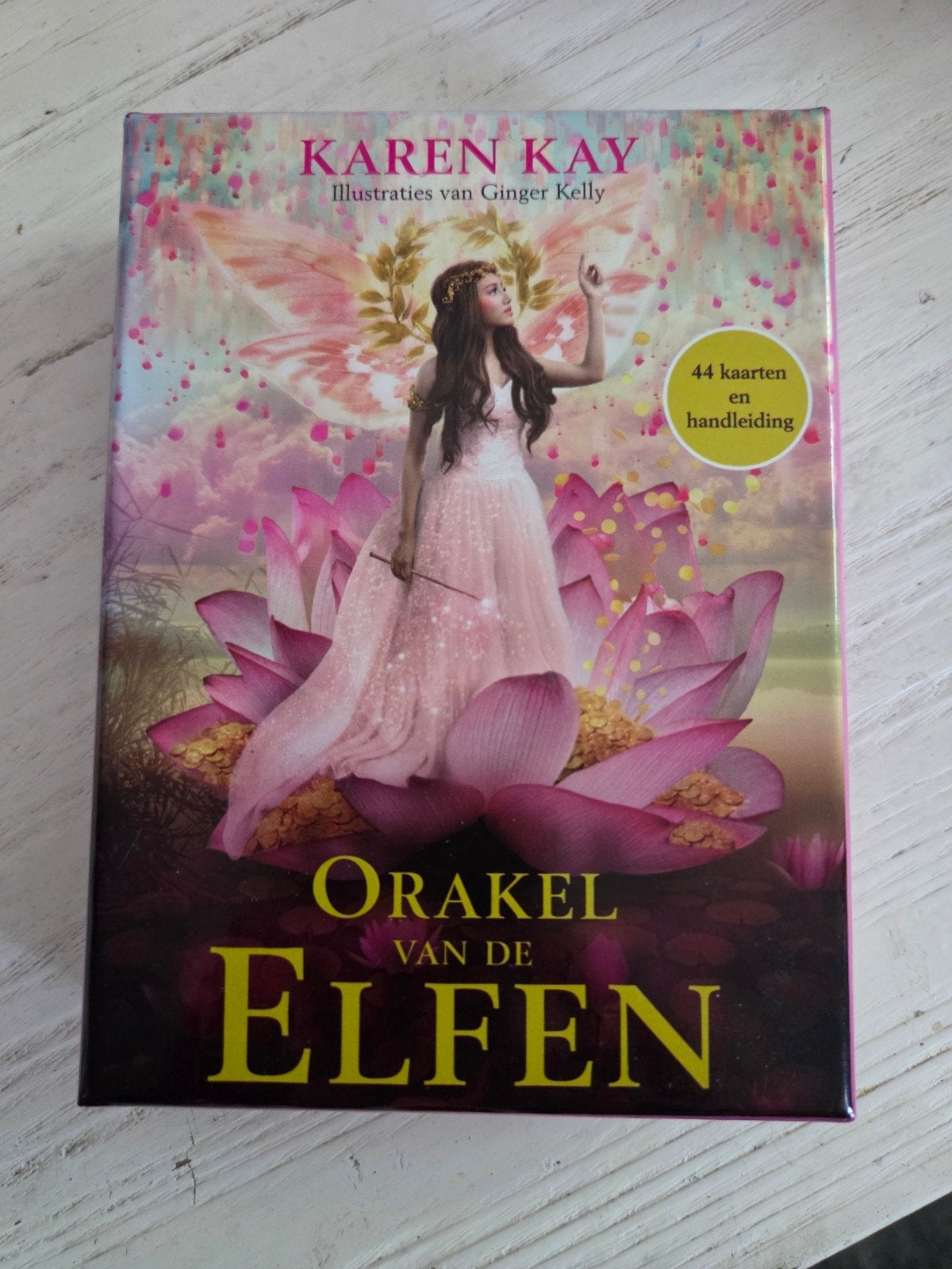 Orakel van de Elfen - Karen Kay (44 kaarten en handleiding), Spiritualiteit algemeen, Karen Kay, Ophalen of Verzenden, Zo goed als nieuw
