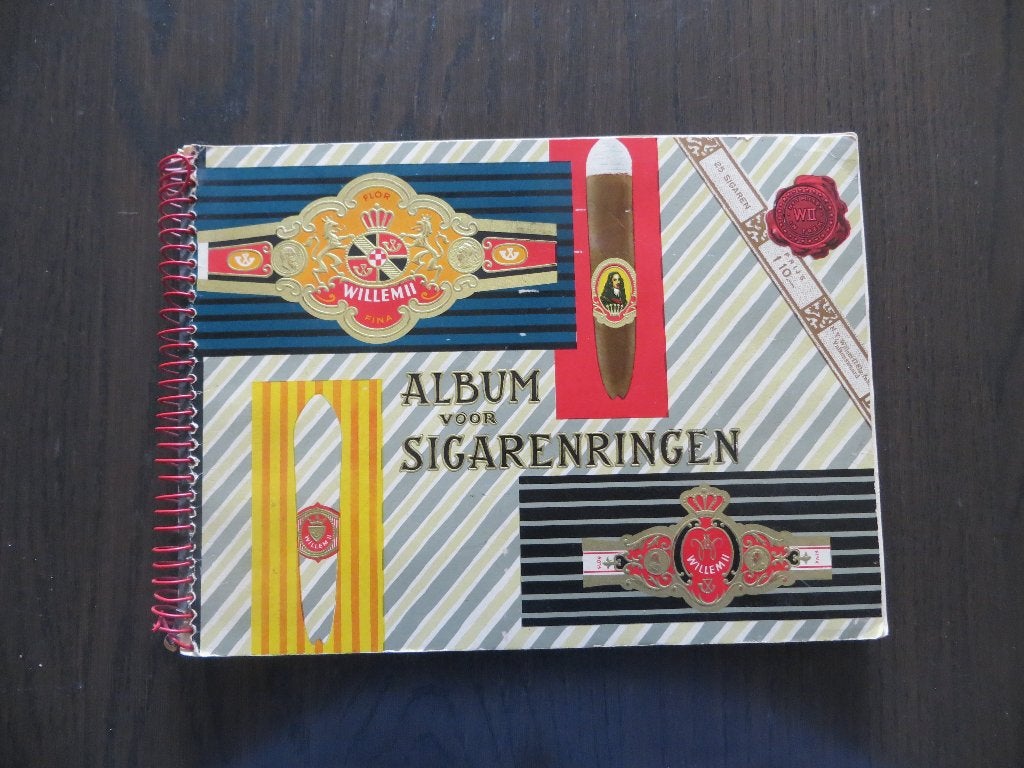 Willem II  1e album  Ned. talig    compleet, Verzamelen, Verzenden, Zo goed als nieuw, Sigarenbandjes