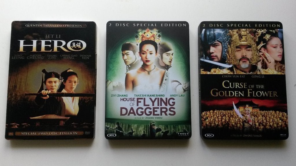 3x Zhang Yimou Steelbook 2DVD Special Edition, 6Disc Set, Extra's, Vanaf 16 jaar, Verzenden, Nederlands
