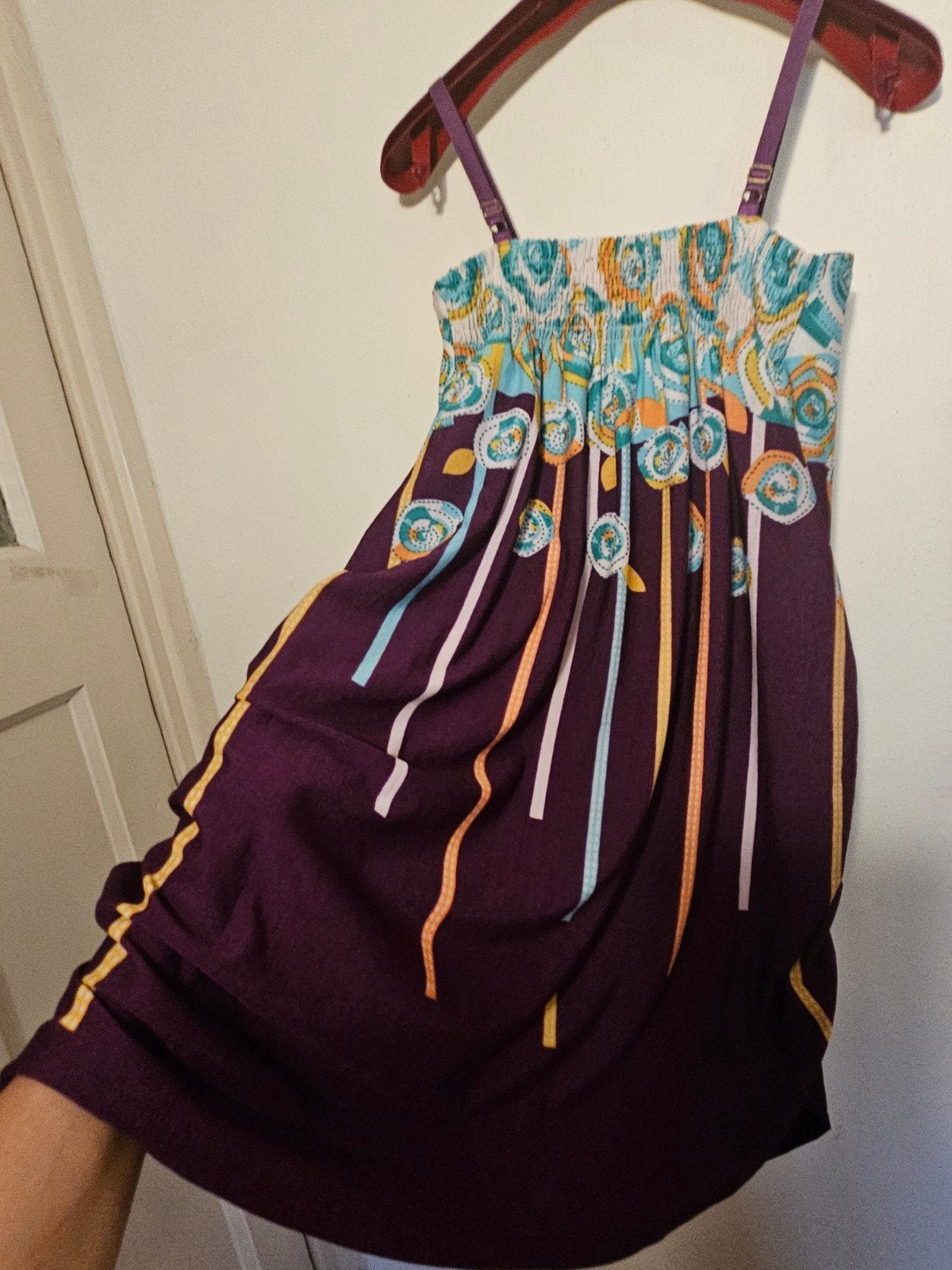 D&G Dolce & Gabbana Beachwear jurk maat M, Ophalen of Verzenden, Zo goed als nieuw, Maat 38/40 (M), Paars
