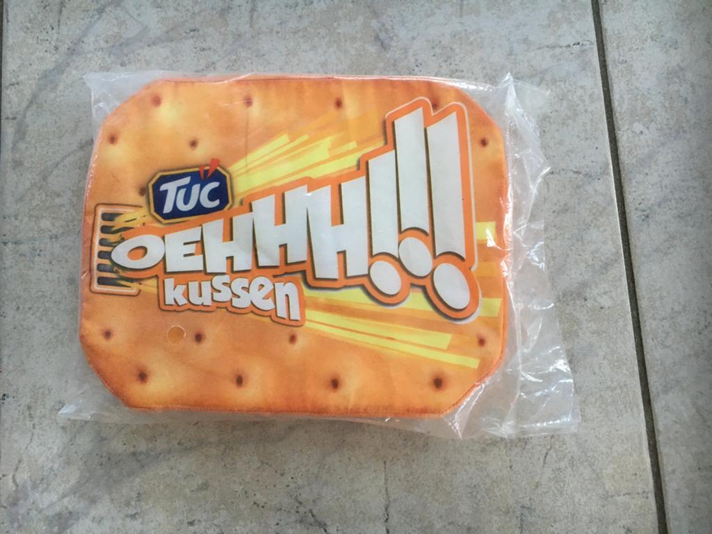 Nieuw Tuc Oehh kussen matje met geluid 25x20x3 cm EK2012, Verzamelen, Merken en Reclamevoorwerpen, Ophalen of Verzenden, Nieuw