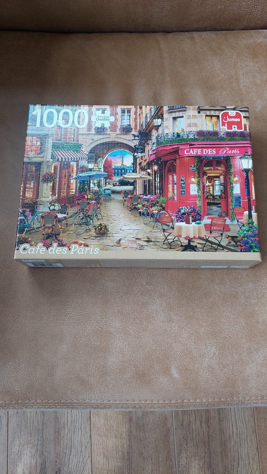 Jumbo Legpuzzel 1000 stukjes - Cafe des Paris, Verzenden, 500 t/m 1500 stukjes, Zo goed als nieuw, Legpuzzel