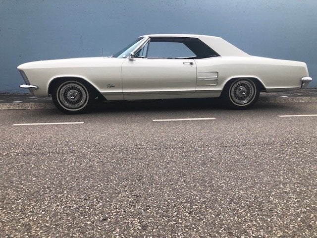 1963 Buick Riviera V8 automaat Lpg, Auto's, Automaat, Achterwielaandrijving, Zwart, Leder