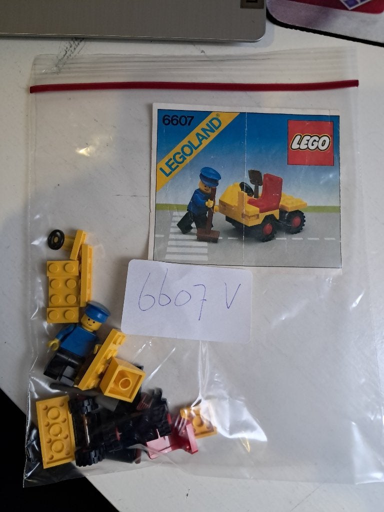 Lego Legoland 6607: Mini Loader met minifiguur, Gebruikt, Lego, Ophalen of Verzenden, Complete set