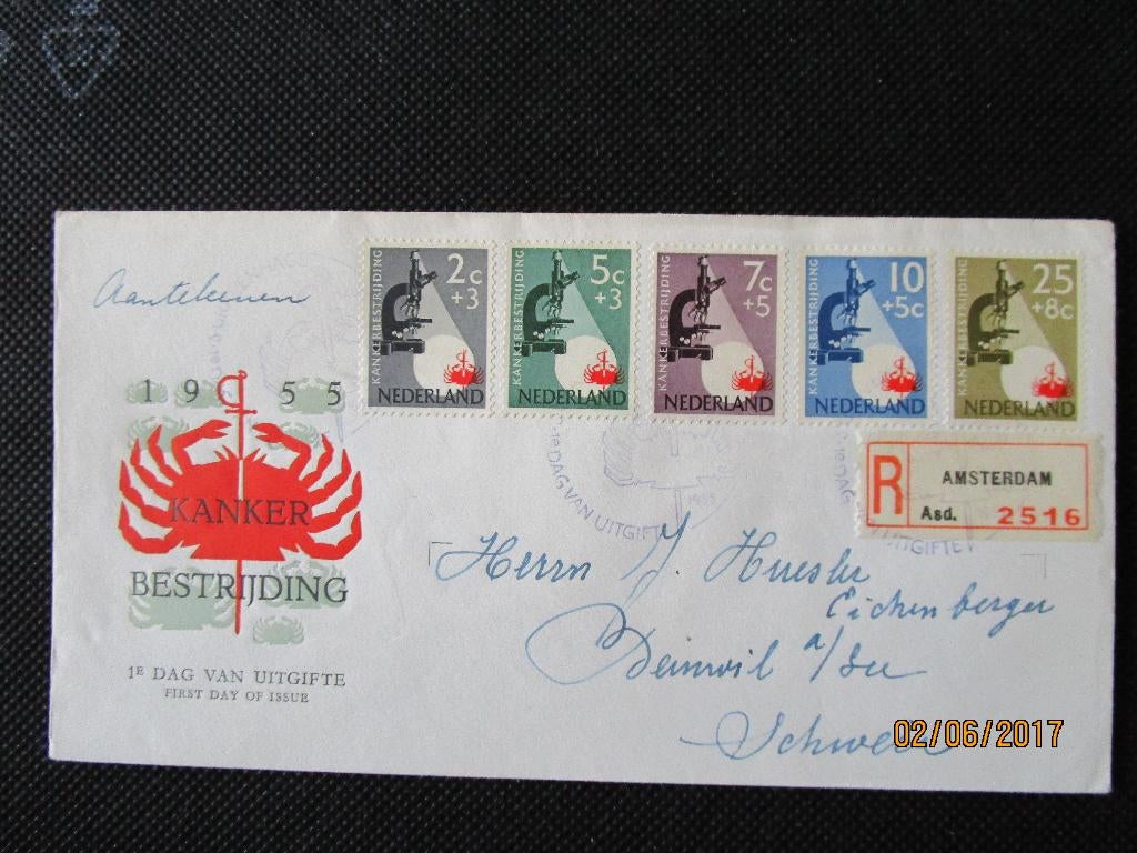 fdc e 23  1x open klep  12,-e/gesloten klep  10,-e, Ophalen, Nederland