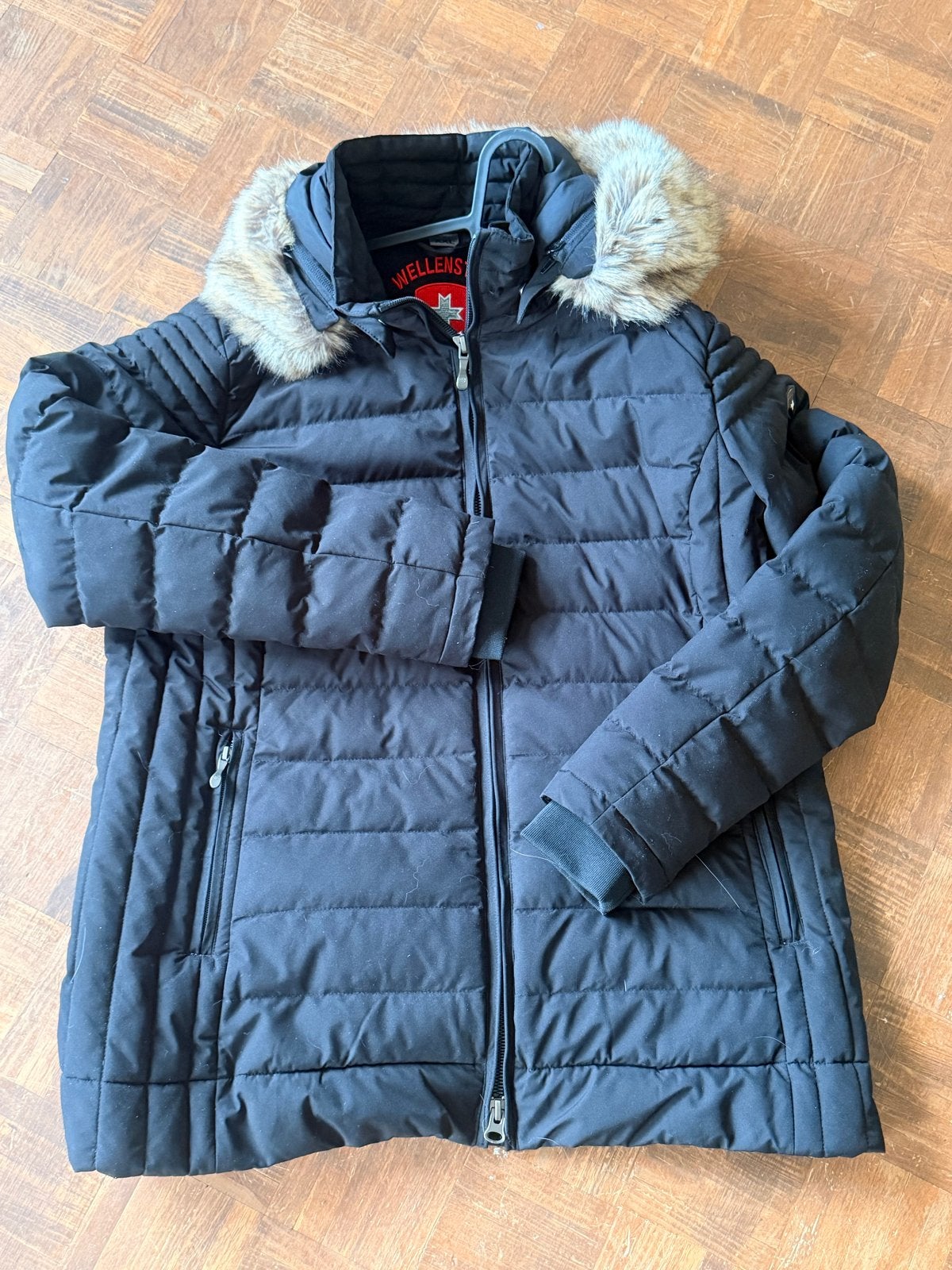 Wellensteyn winterjas XXL als nieuw, getailleerd model, Ophalen of Verzenden, Zo goed als nieuw, Maat 46/48 (XL) of groter, Zwart