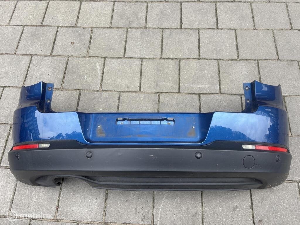 Volkswagen Tiguan ('07-'11) Achterbumper PDC | LC5C |, Gebruikt, Volkswagen, Ophalen of Verzenden, Achter