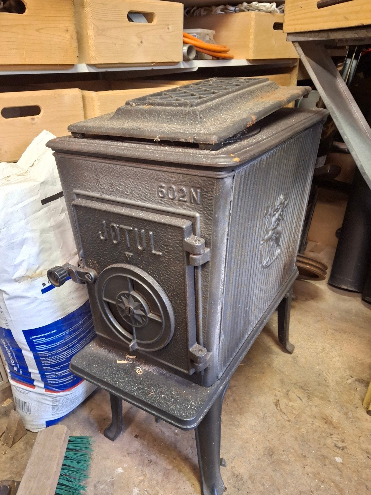 jotul 602 N, Ophalen of Verzenden, Gebruikt, Hout, Houtkachel
