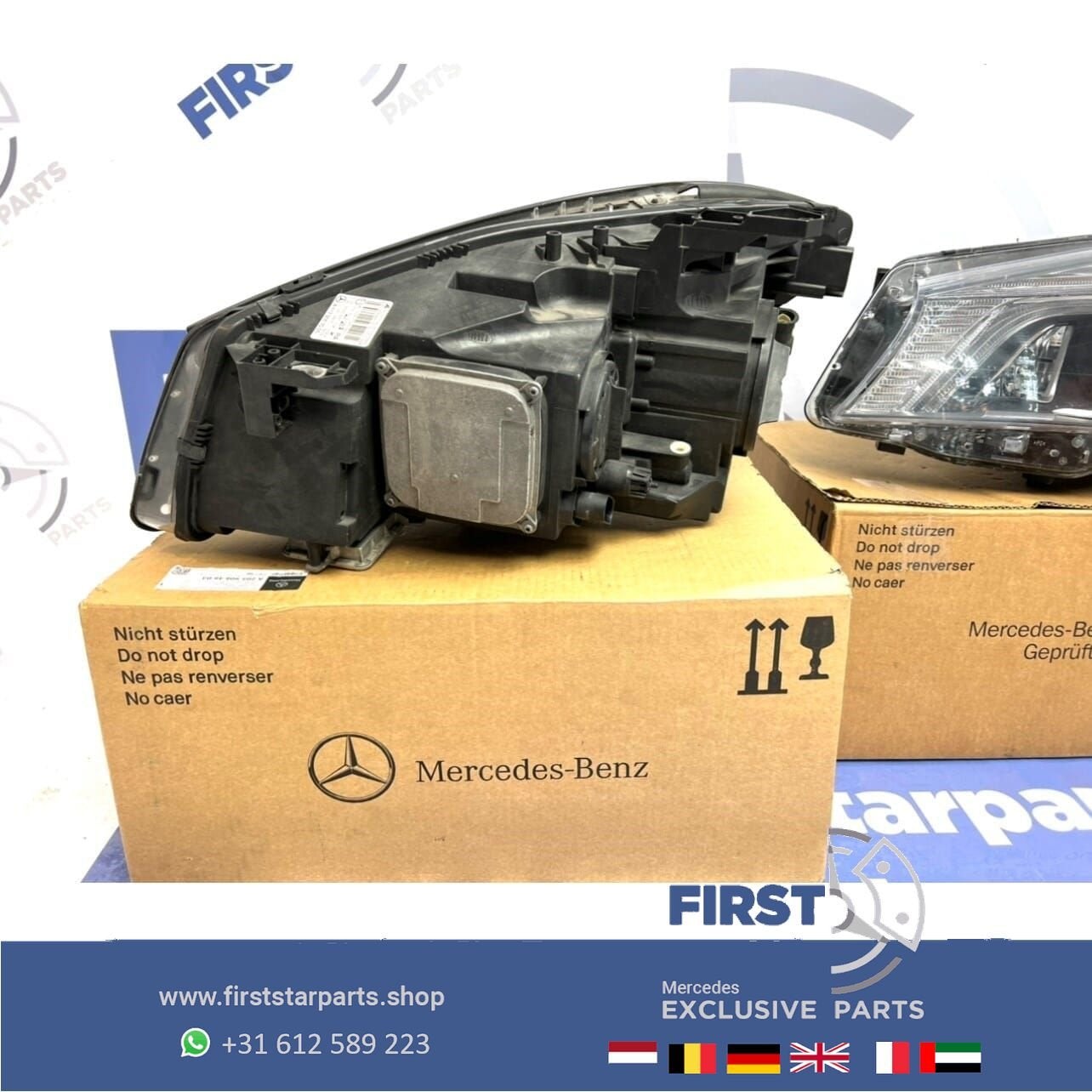 W117 X117 CLA ILS BIXENON LED Koplamp LINKS RECHTS SET Merce, Gebruikt, -, Ophalen of Verzenden, -