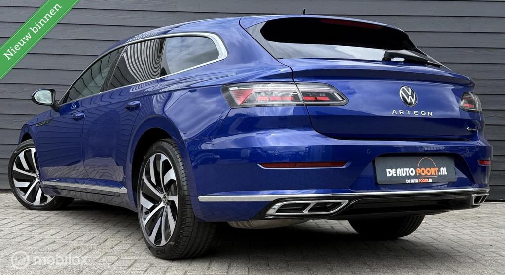 Volkswagen Arteon Shooting Brake 2.0 TSI R-Line 280PK 4Motio, Auto's, Automaat, Gebruikt, 4 cilinders, Blauw