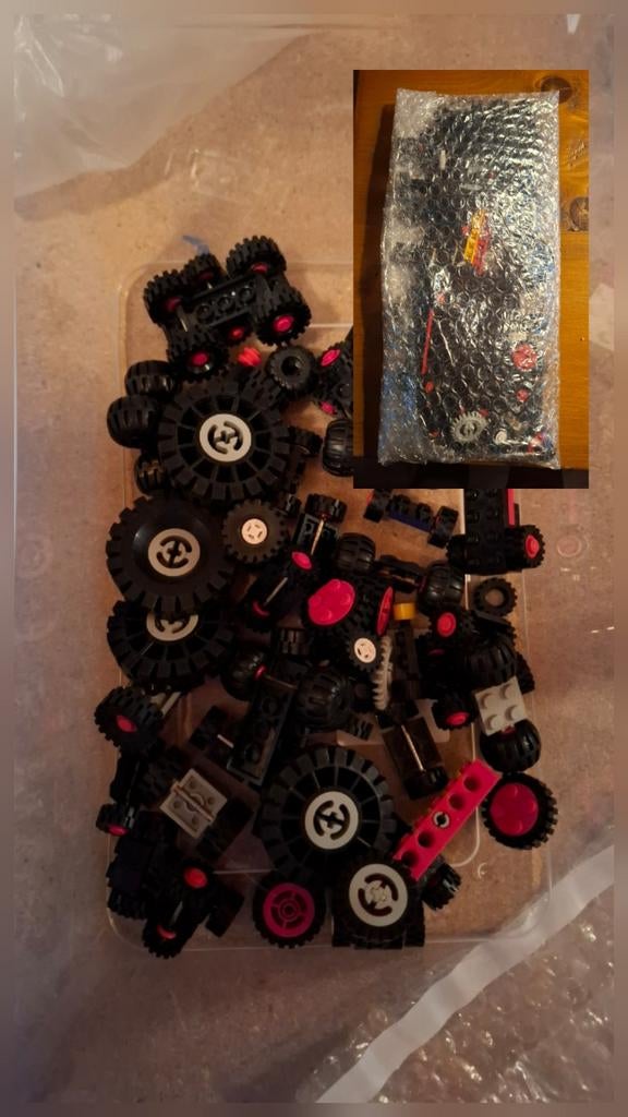 Partij Lego wielen, Ophalen of Verzenden, Gebruikt, Overige merken