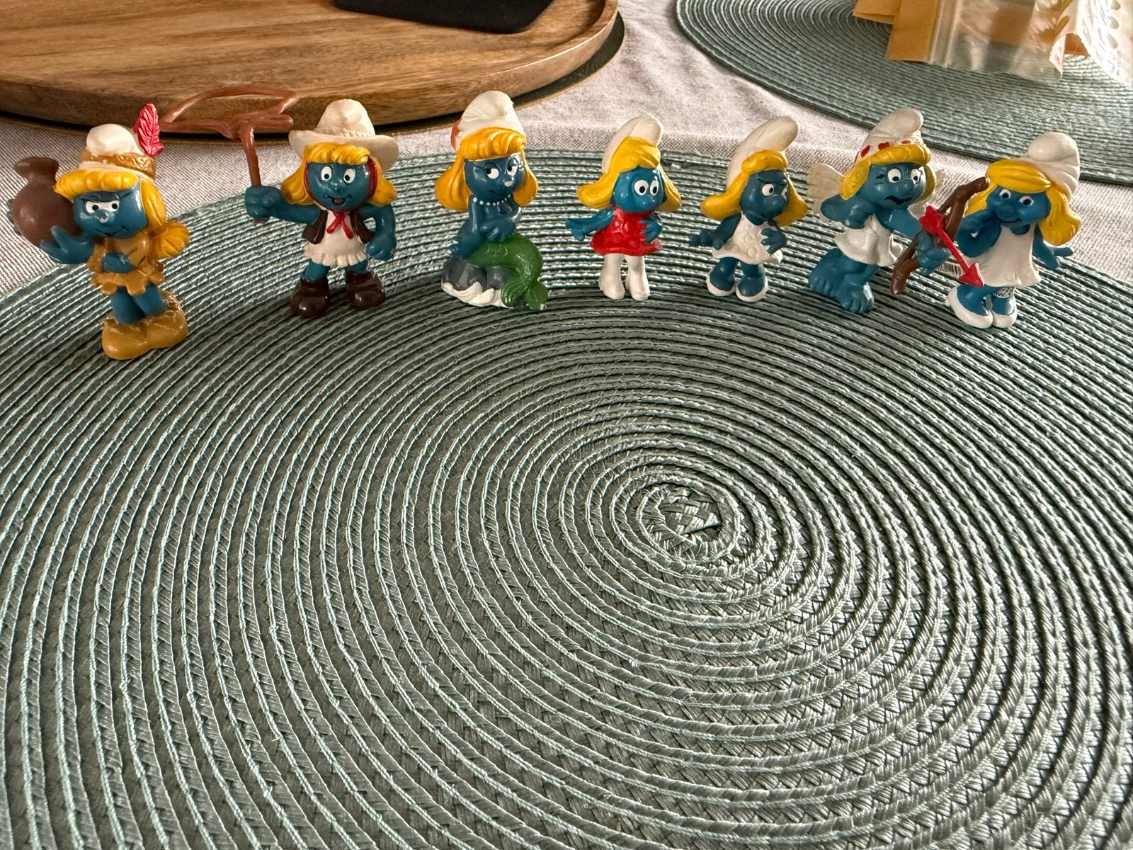 Smurfin beeldjes collectie - Meerdere Smurfen in prima staat, Ophalen of Verzenden, Gebruikt, Verschillende Smurfen, Poppetje, Figuurtje of Knuffel