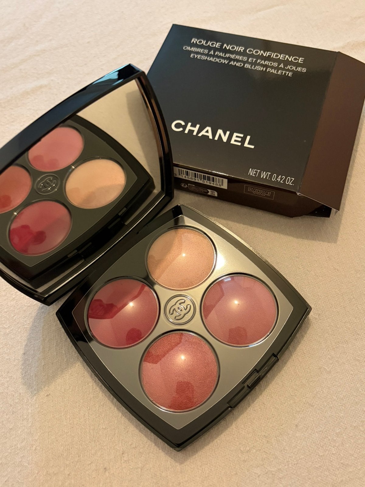 Chanel rouge noir confidence eye and face palette, Overige kleuren, Gehele gezicht, Nieuw, Ophalen of Verzenden