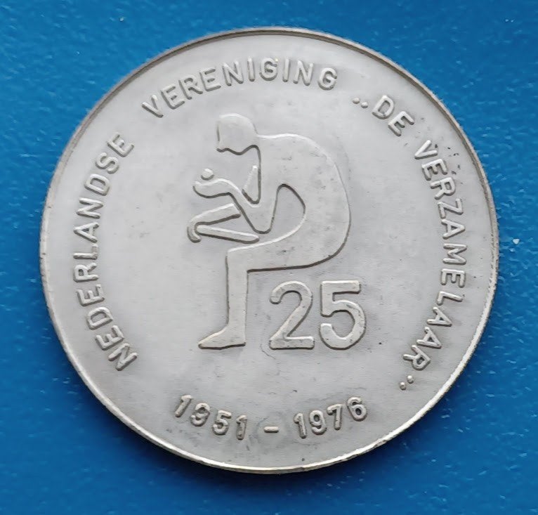 Penning Nederlandse Vereniging DE VERZAMELAAR - 1976, Verzenden, Overige materialen, Nederland