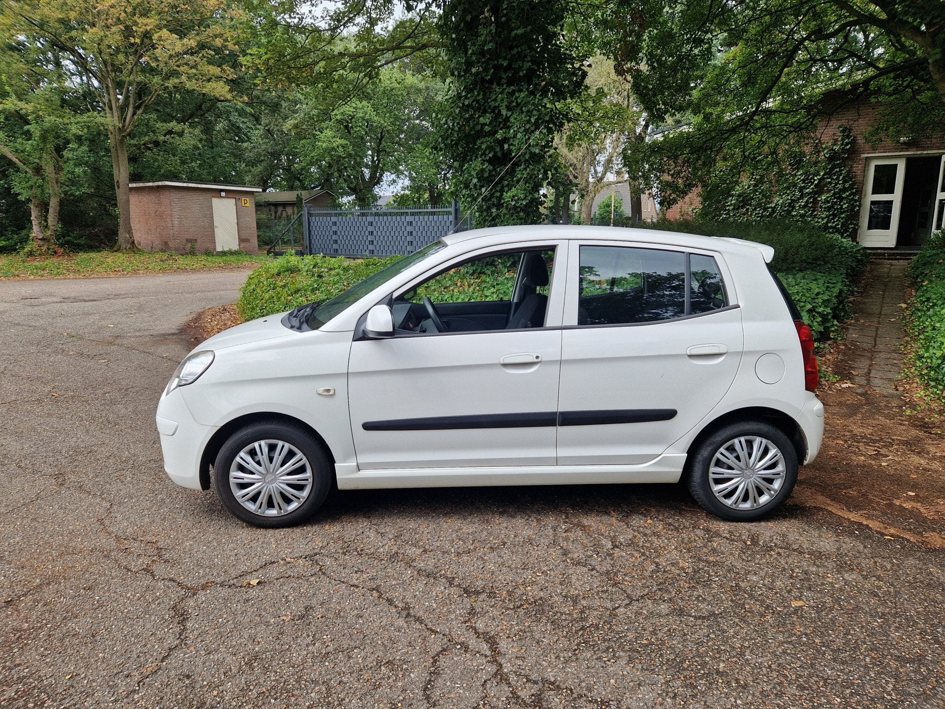 Kia Picanto 1.0, airco, apk 8-2027, 118900km, zie omschr., Auto's, 4 cilinders, 400 kg, Wit, Origineel Nederlands