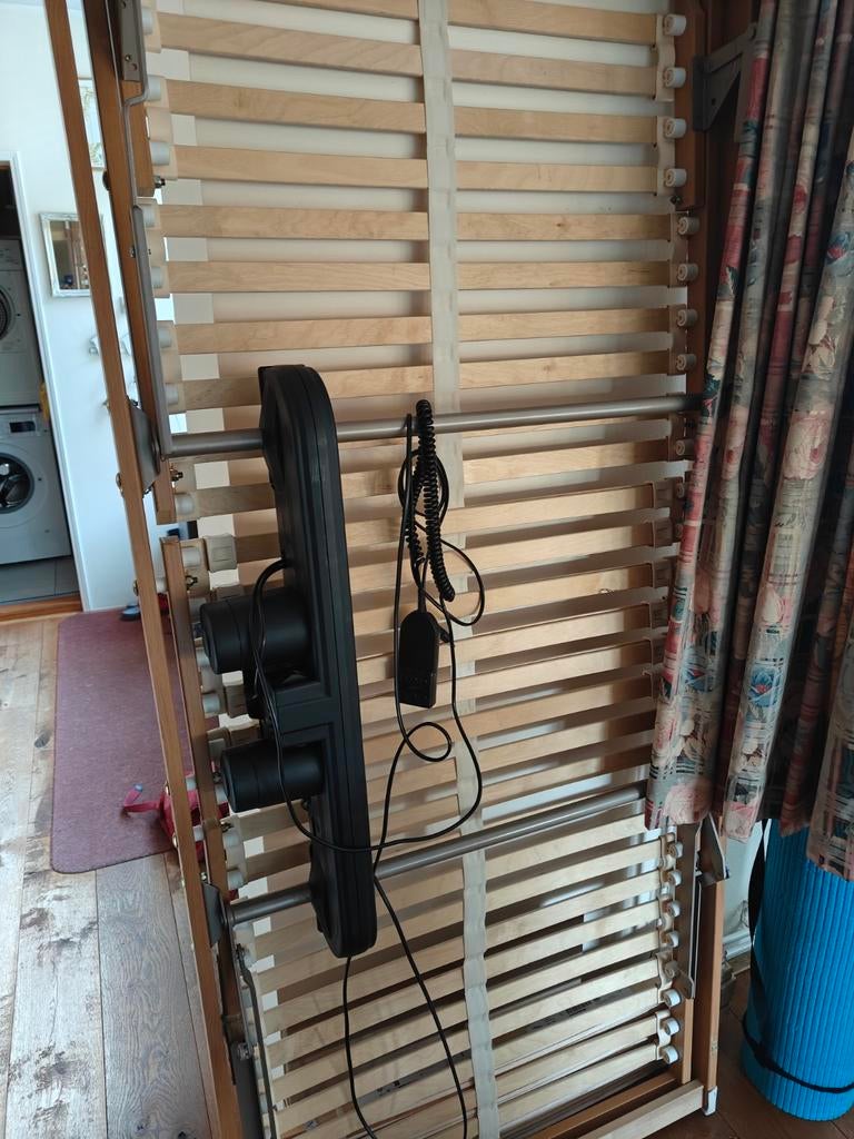 Electrische lattenbodem, Ophalen, Gebruikt, Eenpersoons, 90 cm