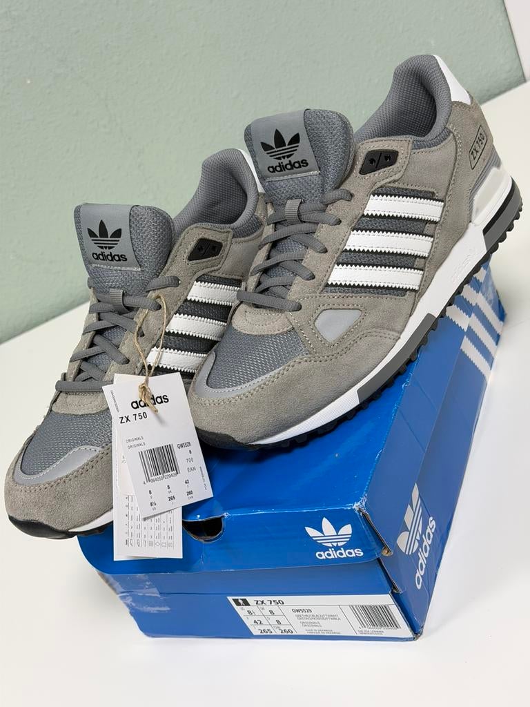 Adidas originals ZX 750 Sneakers ZX750 Grijs Maat 42 NIEUW, Overige kleuren, Nieuw, Ophalen of Verzenden, Sneakers of Gympen