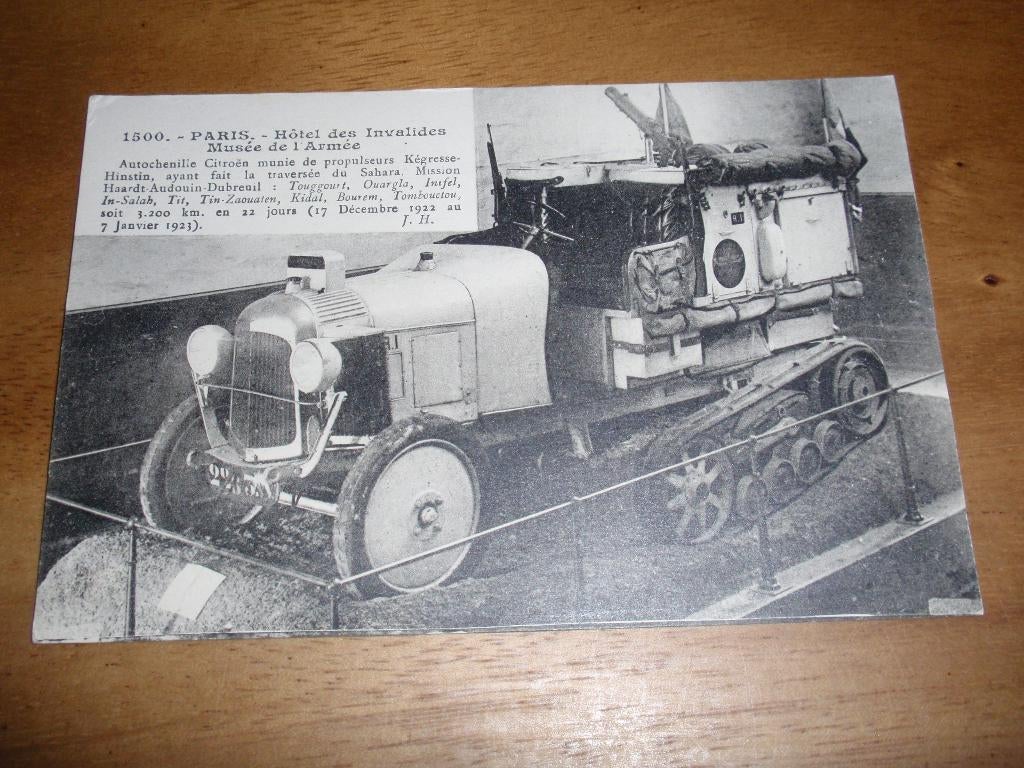 Citroen Autochinille Rupsvoertuig Militair  Sahara Auto, Verzenden, 1920 tot 1940, Ongelopen, Voertuig