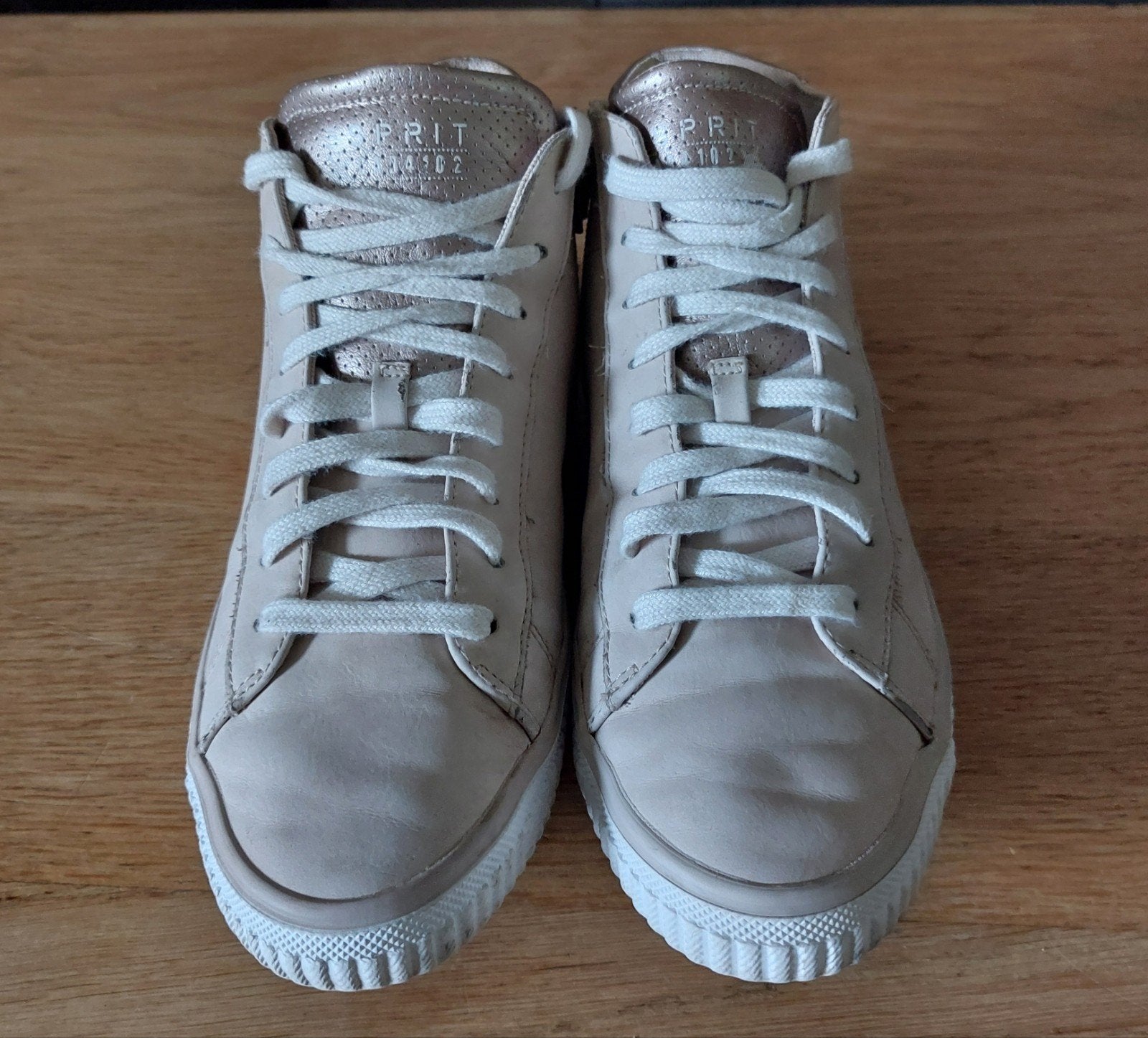 Esprit sneakers beige, maat 39, Ophalen, Beige, Sneakers of Gympen, Gedragen