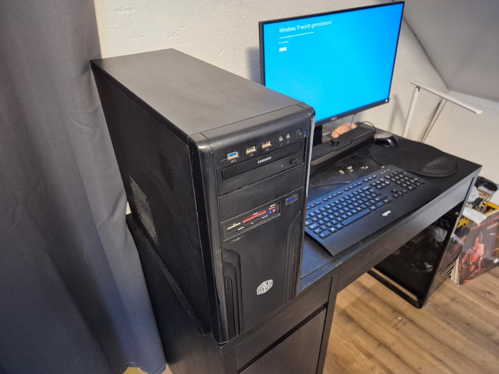 Game PC i5 16gb DDR4 GeForce GTX 1660 1256gb opslag Win11, Cooler Master (behuizing), Ophalen of Verzenden, Zo goed als nieuw