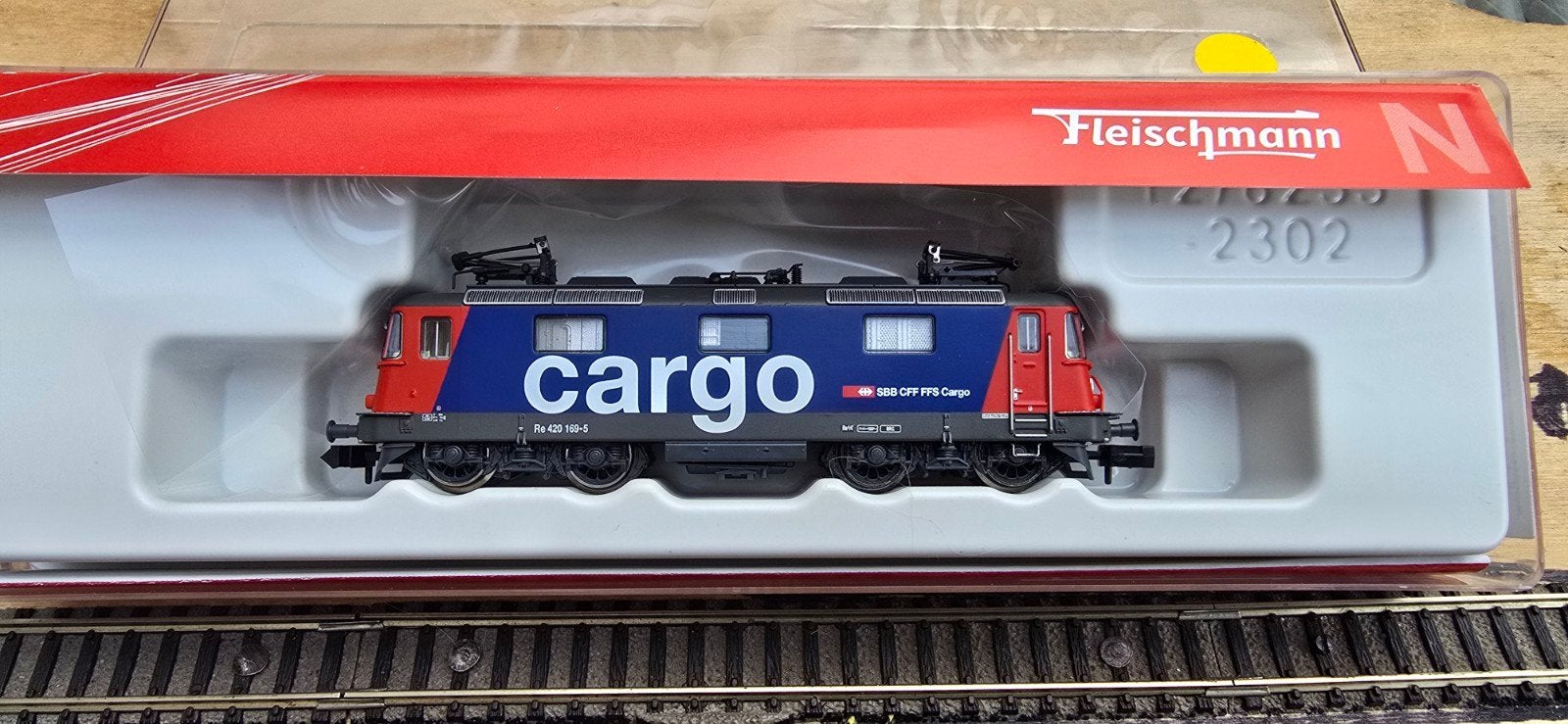 fleischmann piccolo 732476 SBB Re4/4 Cargo dcc sound top ovp, Fleischmann, Ophalen of Verzenden, Zo goed als nieuw, Gelijkstroom