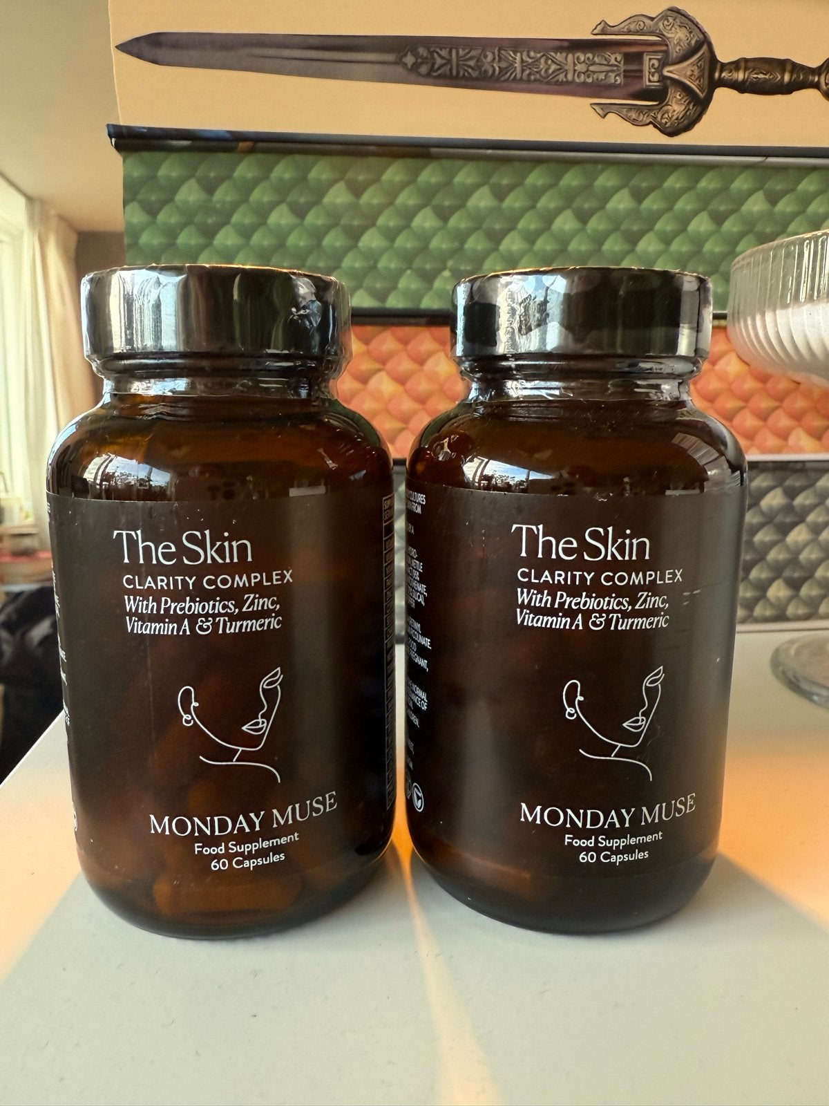 Monday Muse The Skin Clarity Complex - 2 flessen, Sport en Fitness, Ophalen of Verzenden, Nieuw, Poeder of Drank