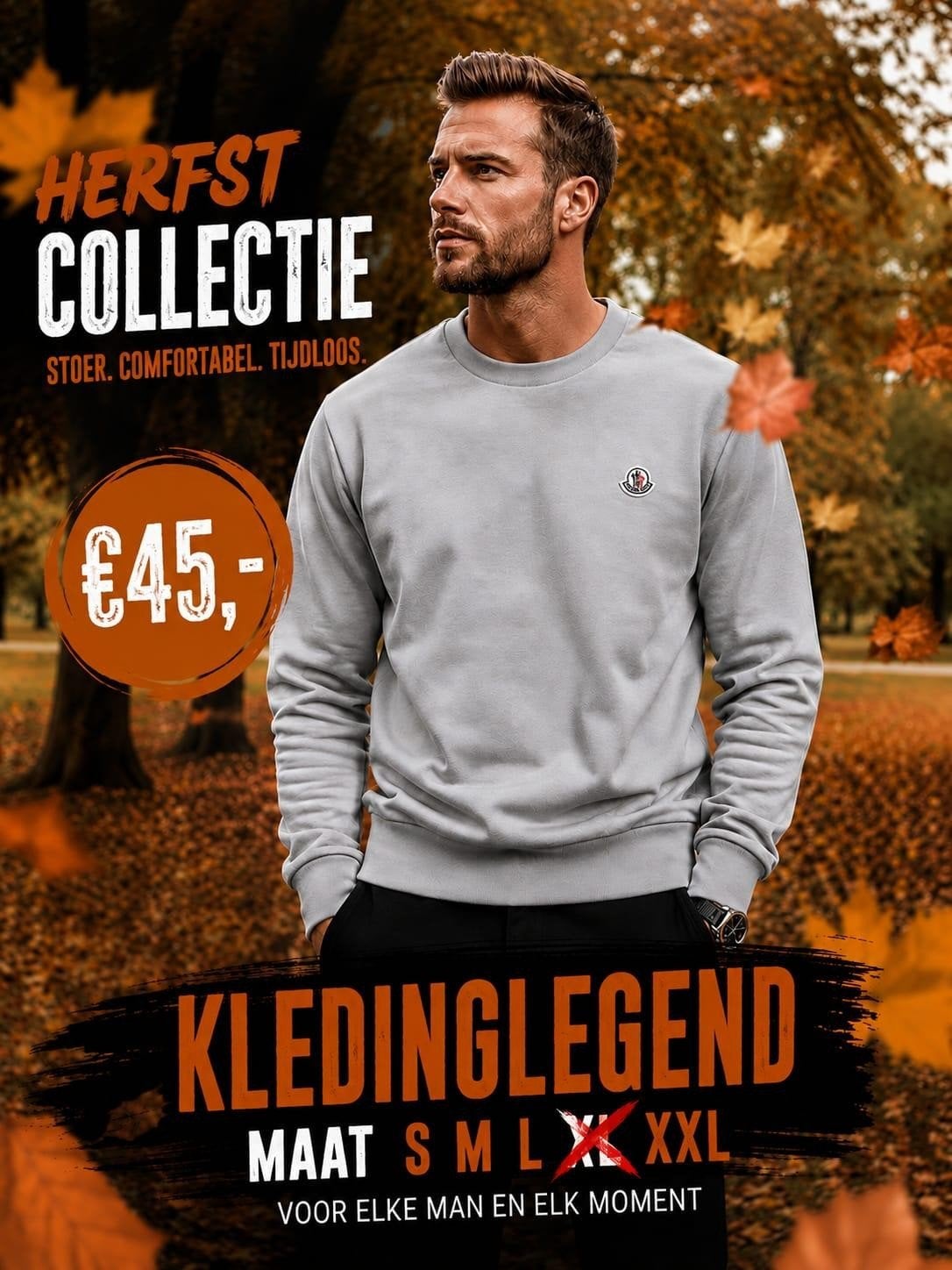 Moncler Grijze Trui - Herfst Collectie, Ophalen of Verzenden