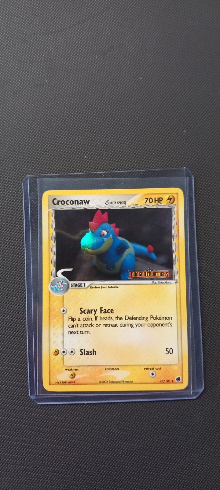 Croconaw Dragon Frontiers Stamped Pokémon Kaart, Ophalen of Verzenden, Zo goed als nieuw