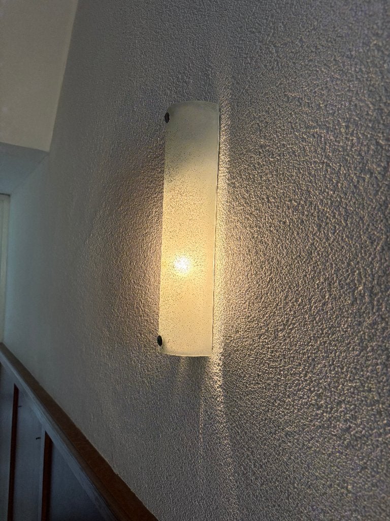wandlamp, Huis en Inrichting, Ophalen of Verzenden, Gebruikt, Glas