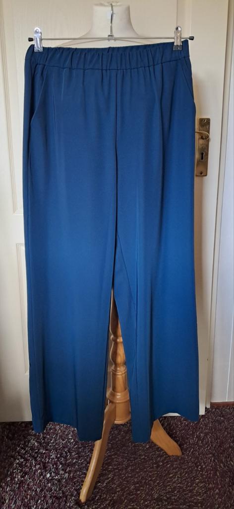 Another Label Broek met wijde pijpen, Maat 38/40 (M), Blauw, Onbekend, Ophalen of Verzenden