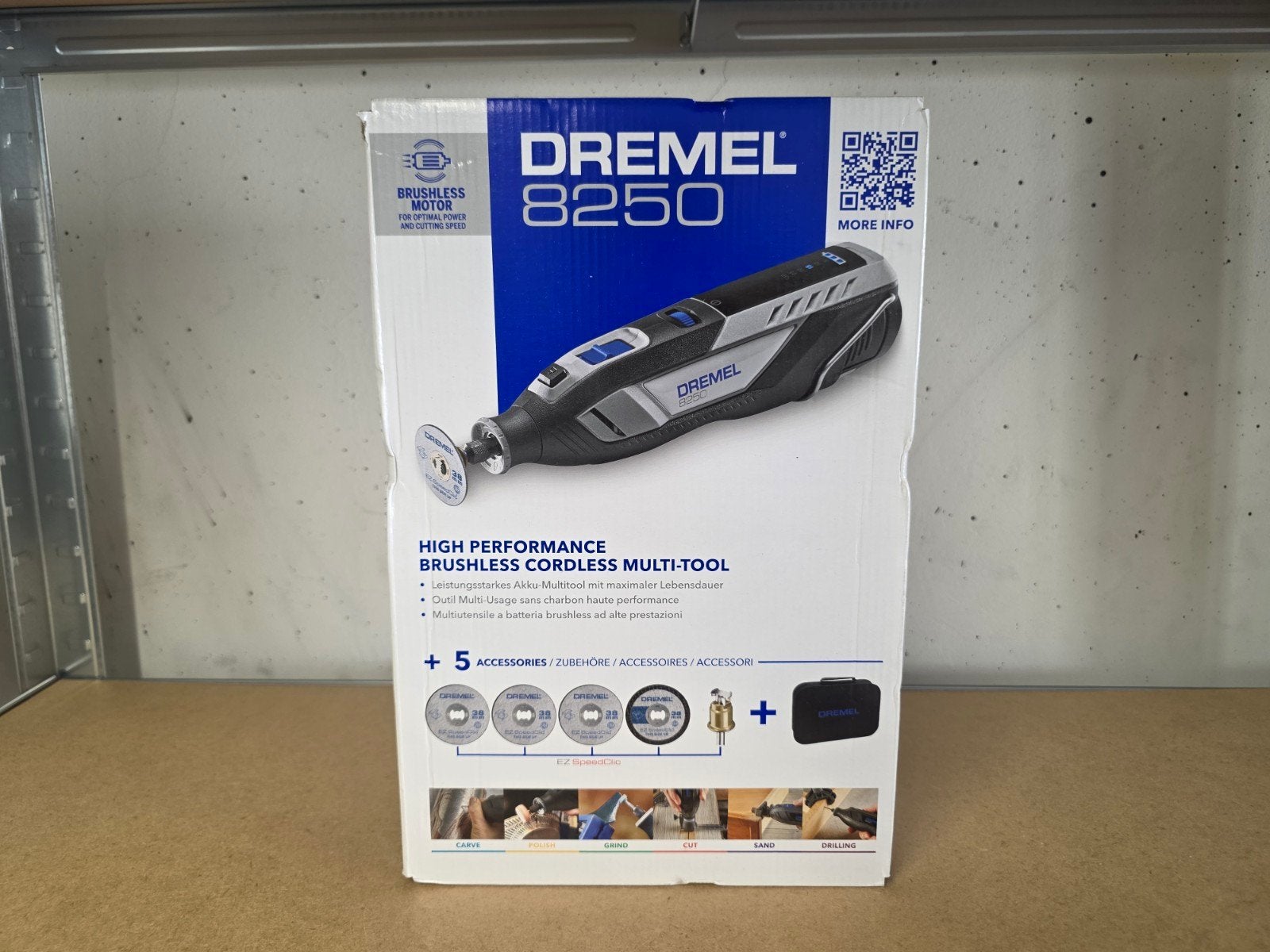 Dremel 8250 Brushless Multitool - Nieuw in doos, Ophalen of Verzenden, Nieuw, Multitool, Overige merken
