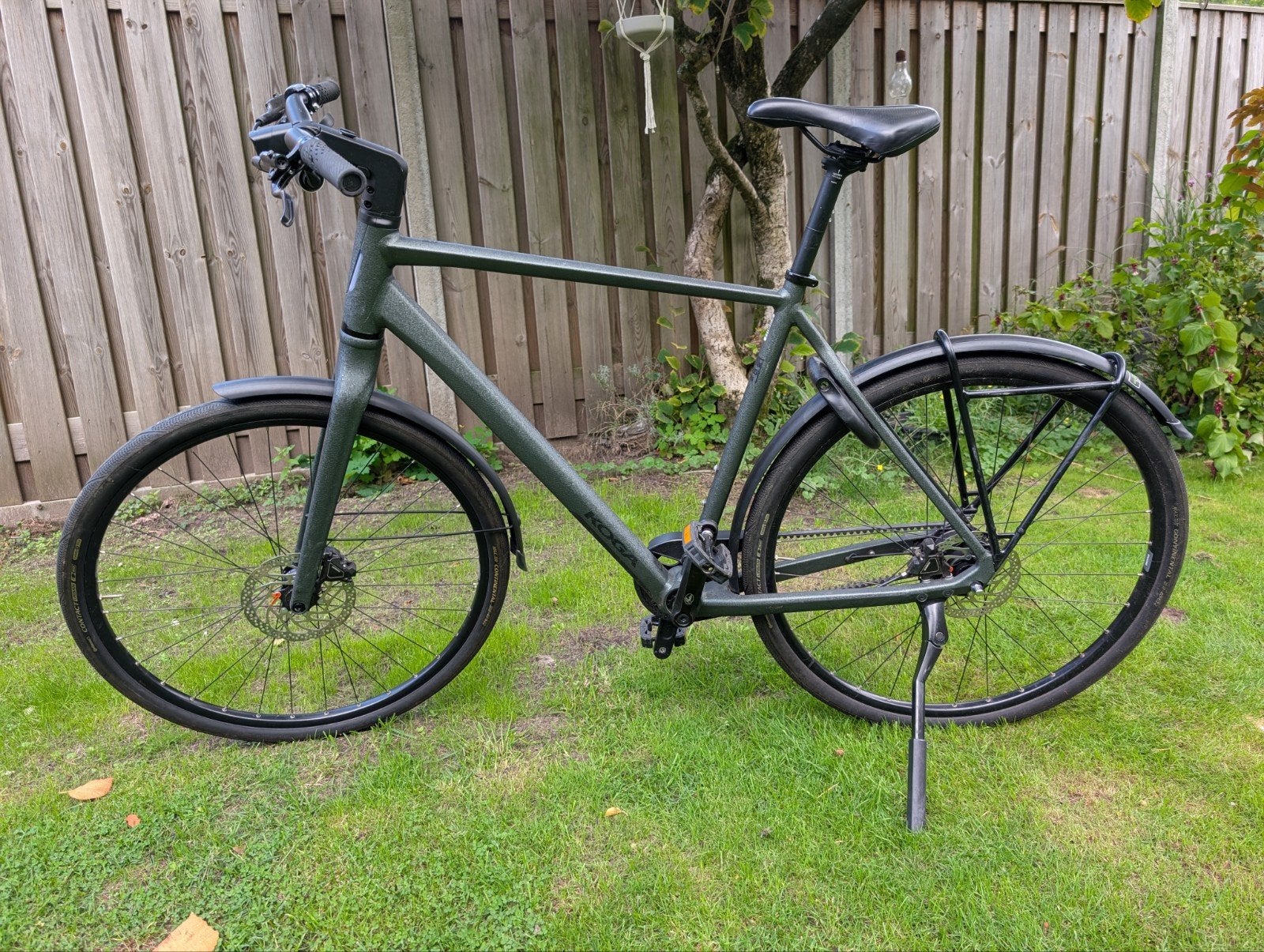 Koga Supermetro Moss Matt maat 57, Versnellingen, Zo goed als nieuw, Schijfrem, 53 tot 57 cm
