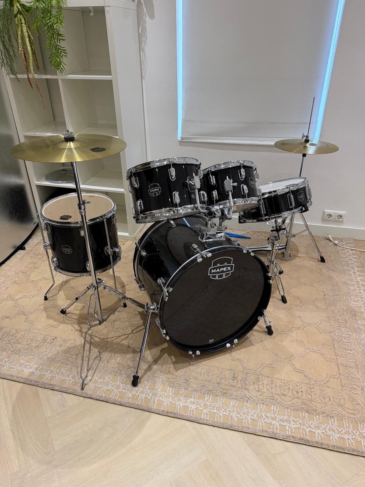 Mapex CM5044FTCDK Comet Fusion Drumstel - Zwart, Ophalen, Gebruikt, Overige merken