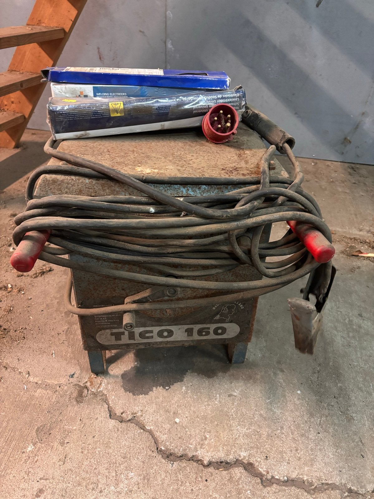 Tico 160 Lasapparaat - Gebruikt maar functioneel, Ophalen, Gebruikt, Minder dan 150 ampère, Elektroden