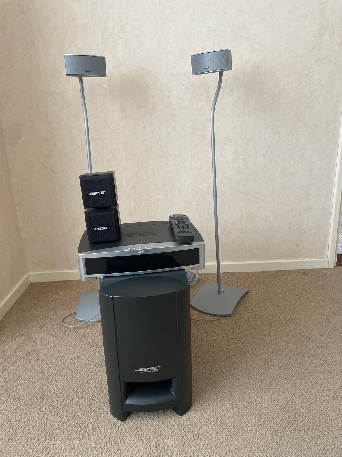 Bose 321 systeem home cinema-set, Overige merken, Overige systemen, Ophalen of Verzenden, Zo goed als nieuw