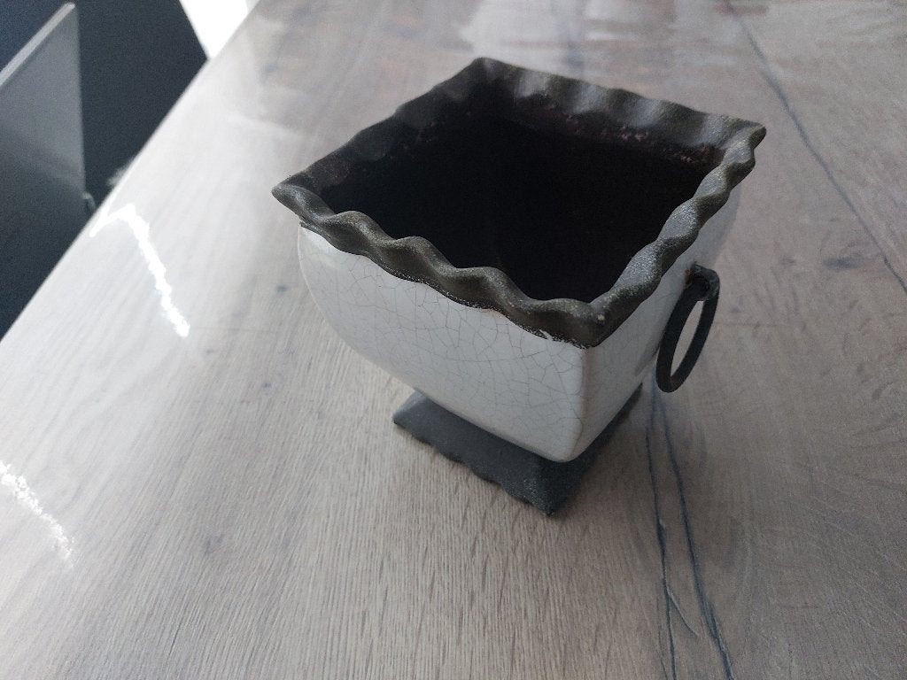 Vintage bloempot, Antiek en Kunst, Ophalen of Verzenden