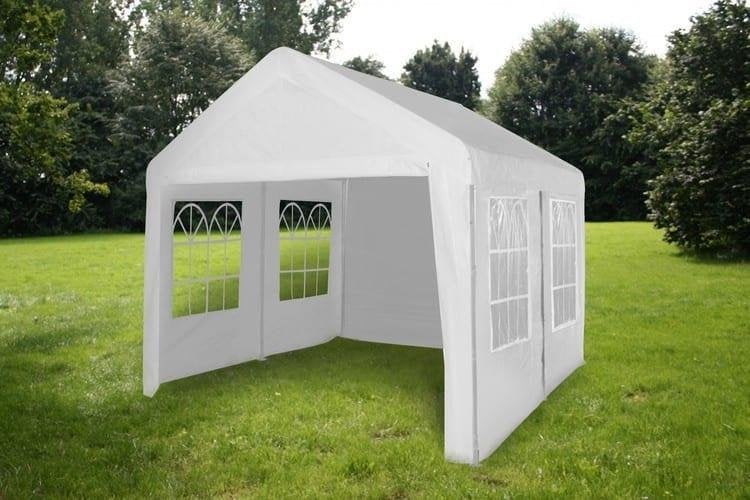 Partytenten 4x4 Wit., Ophalen, Gebruikt, Opvouwbaar, Partytent