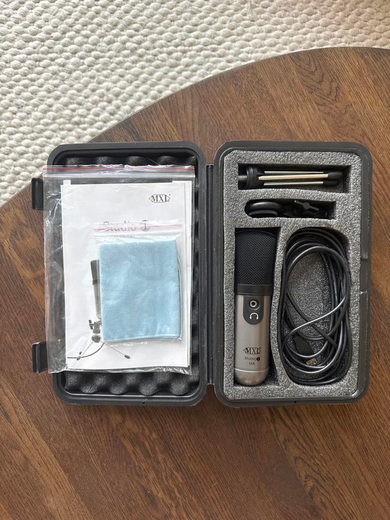 MXL Studio 1 USB Microfoon - Ideaal voor Thuisstudio, Muziek en Instrumenten, Microfoons, Ophalen of Verzenden, Zo goed als nieuw