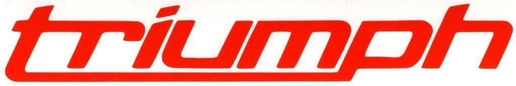 Triumph sticker #18, Motoren, Accessoires | Stickers, Verzenden
