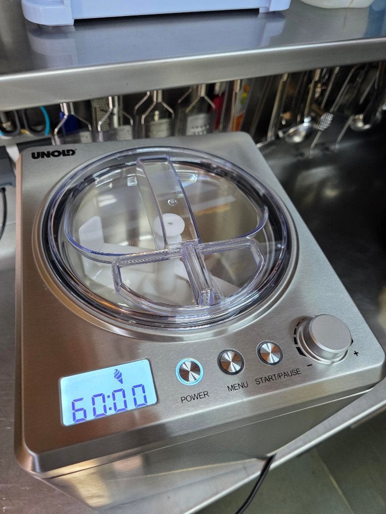 UNOLD Profi Plus 48880 ijsmachine, Ophalen, Zo goed als nieuw, Zelfvriezend