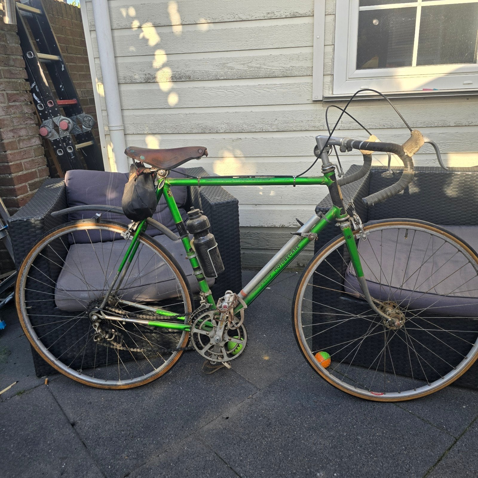 Vintage Motobecane racefiets - Klassieke Franse stijl, 28 inch, Gebruikt, 53 tot 57 cm, Ophalen