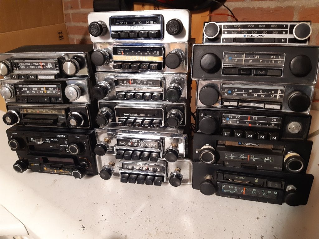 Oldtimer autoradio's Blaupunkt, Philips etc., Ophalen, Gebruikt