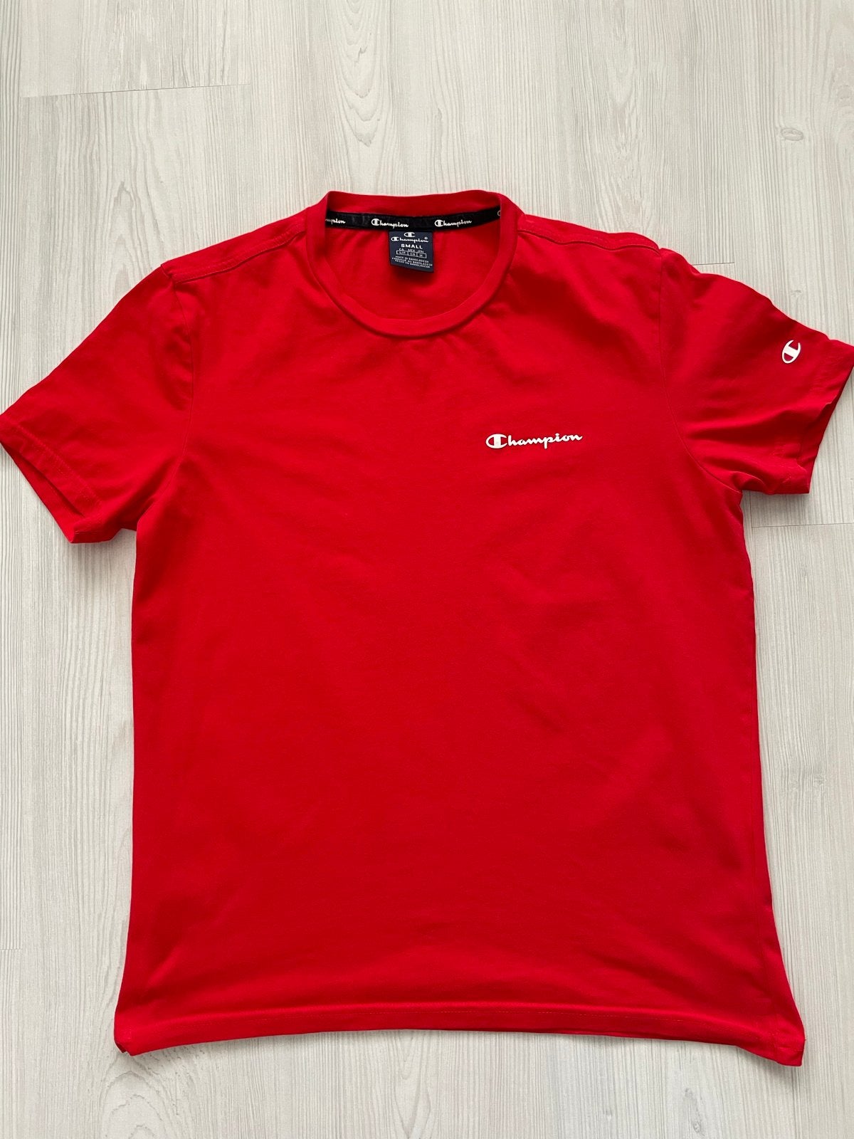 Champion T-shirt Rood - Maat S, Ophalen of Verzenden, Zo goed als nieuw, Maat 46 (S) of kleiner, Rood