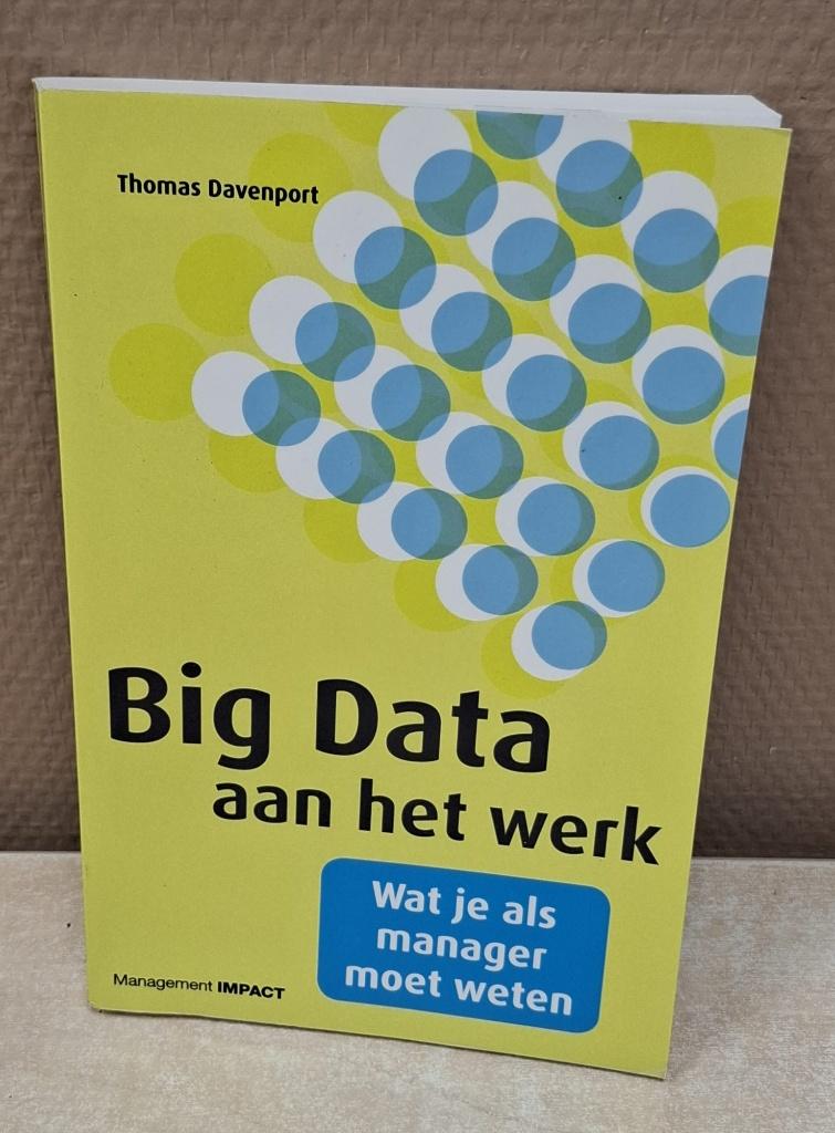 Big Data aan het werk 9789462760370, Ophalen of Verzenden, Beta, Zo goed als nieuw, HBO