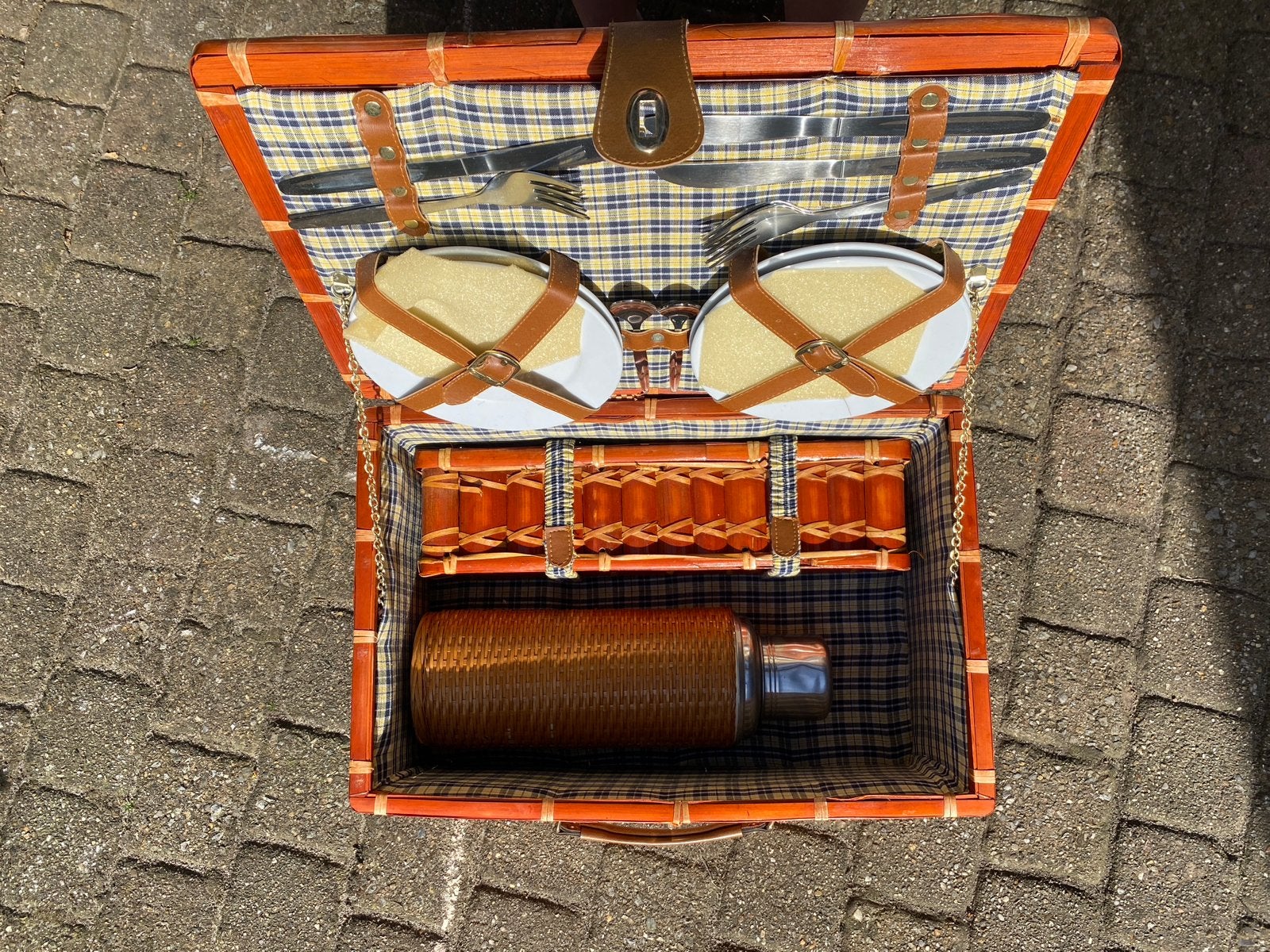 Picknickmand, Ophalen of Verzenden, Gebruikt