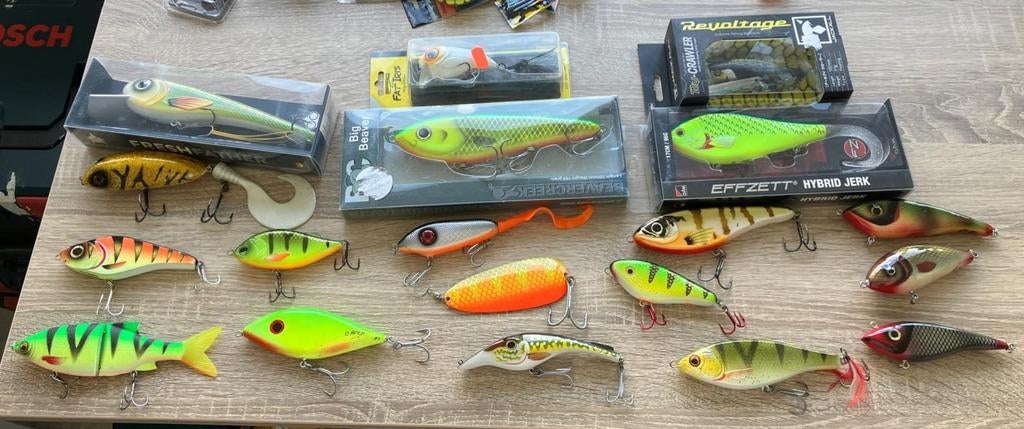 Partij kunstaas, diverse soorten en maten, Watersport en Boten, Ophalen of Verzenden, Zo goed als nieuw, Overige typen