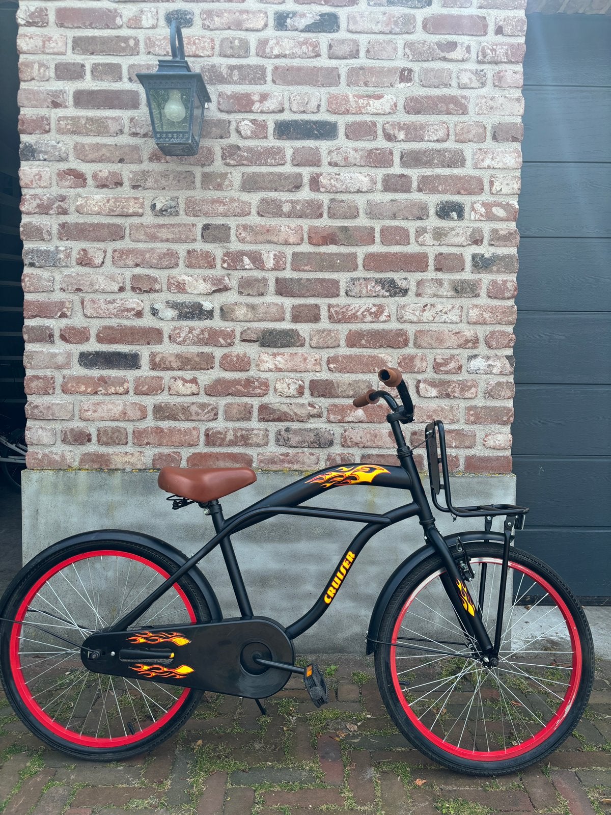 Hele nette en stevige Spirit Cruiser jongensfiets 22 inch, Ophalen, Terugtraprem, 22 inch, Gebruikt