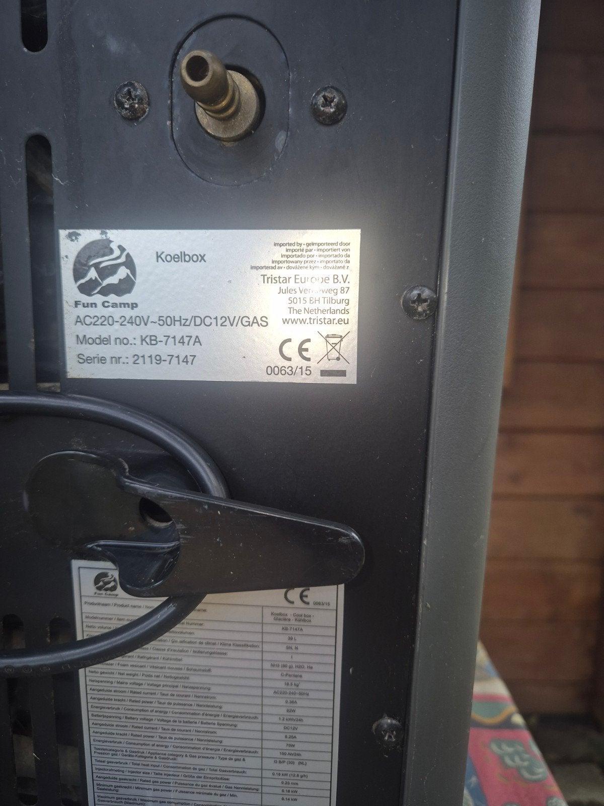 Camping Koelbox - Gas & Elektrisch - Fun Camp KB-7147A, Ophalen, Gebruikt, Koelbox, Elektrisch