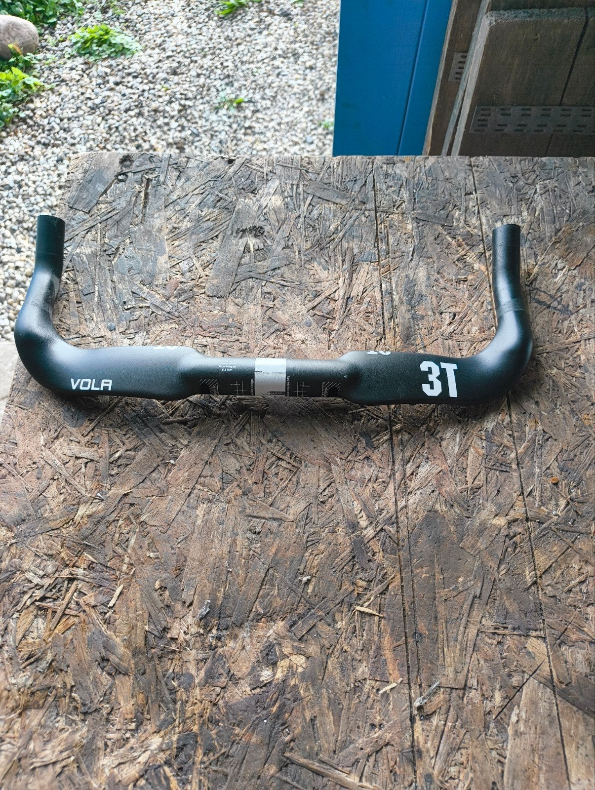 3T Vola Stuur - 42cm breed, op 20mm afgezaagd, 3T, Gebruikt, Stuur, Racefiets